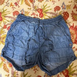 Blue Casual Shorts